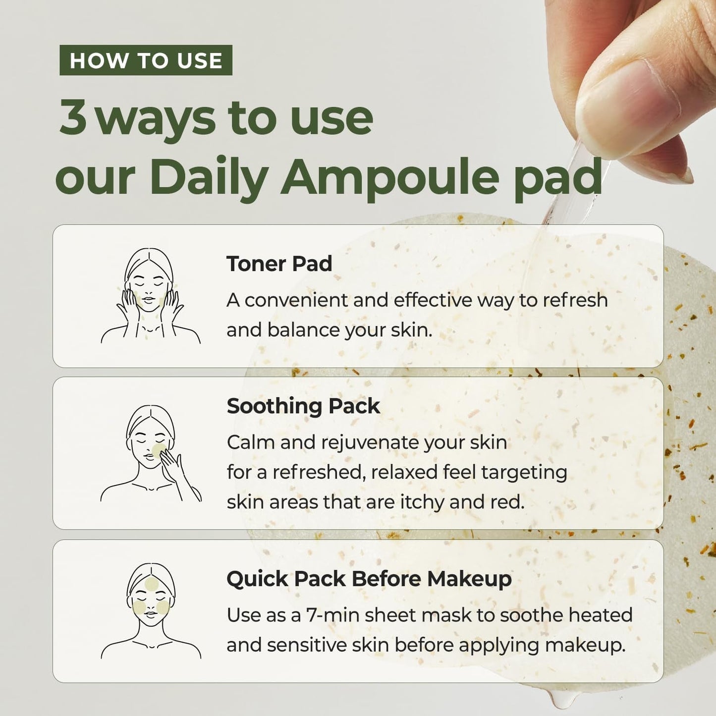 Daily Hydrating Face Pads 100 Count