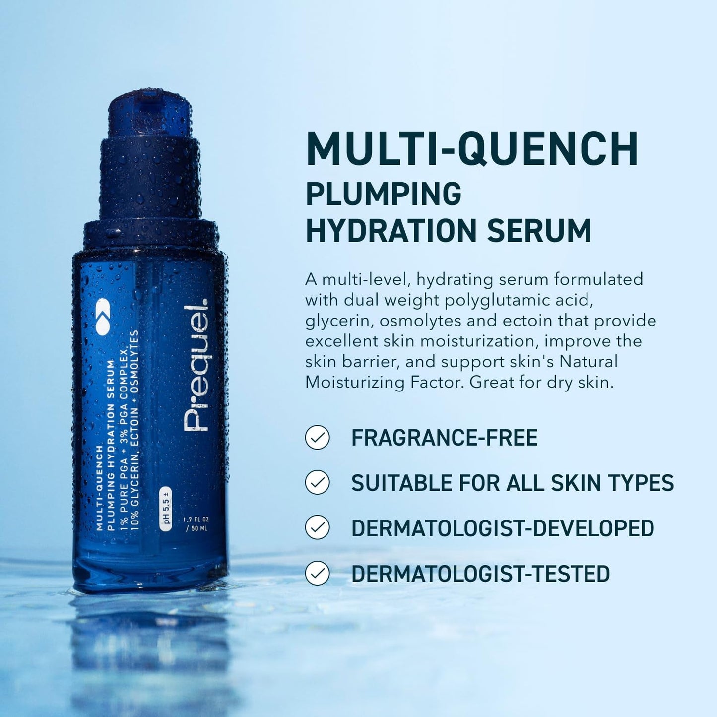 Intensive Hydrating Face Serum with PGA and Glycerin