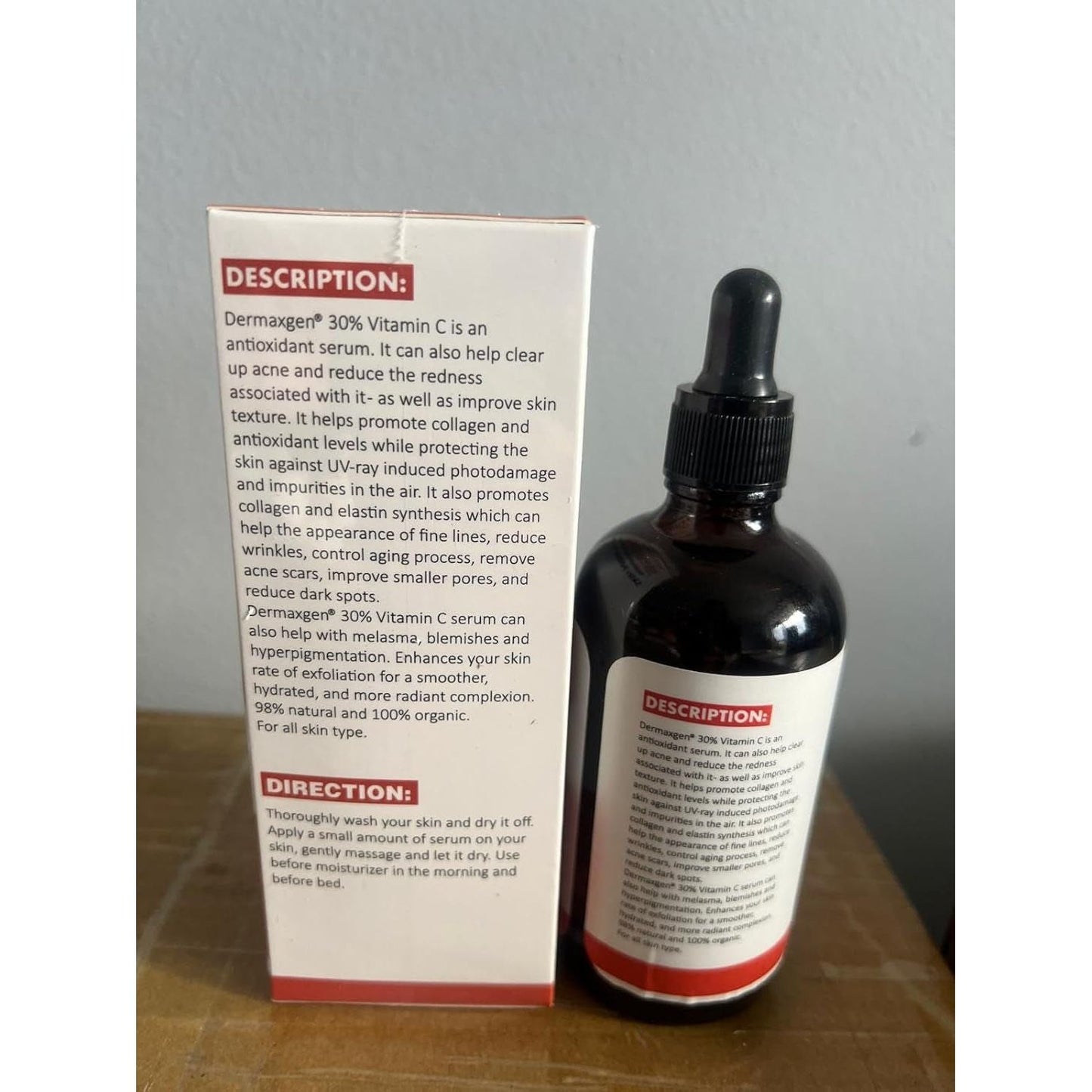 Natural Vitamin C Face Serum 30% - 120ml