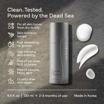 SEACRET Men Anti Aging Moisturizer Cream 130ml