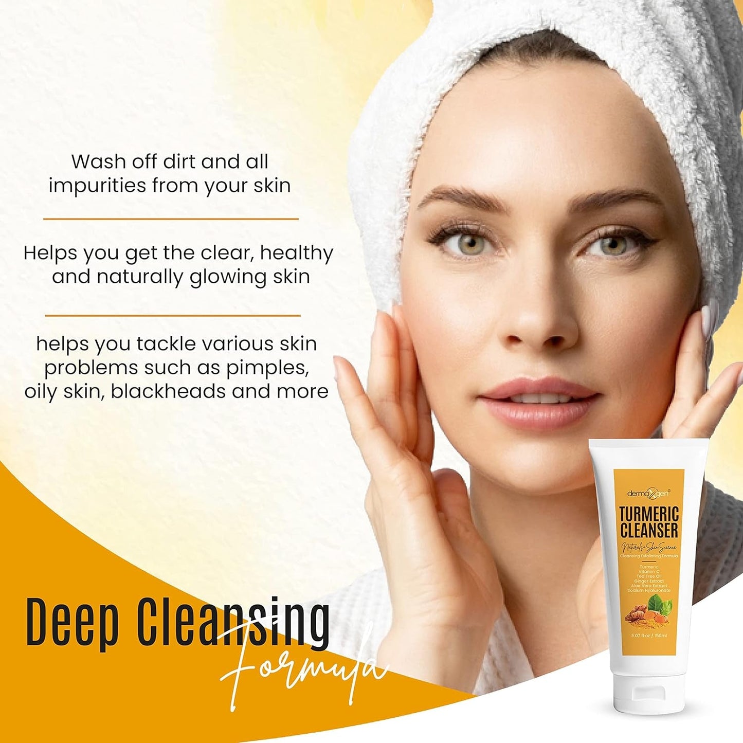 Natural Turmeric Face Cleanser - 150ml