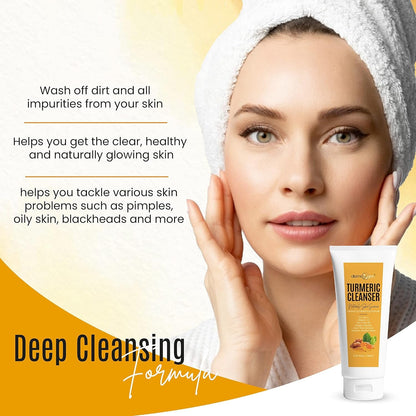 Natural Turmeric Face Cleanser - 150ml