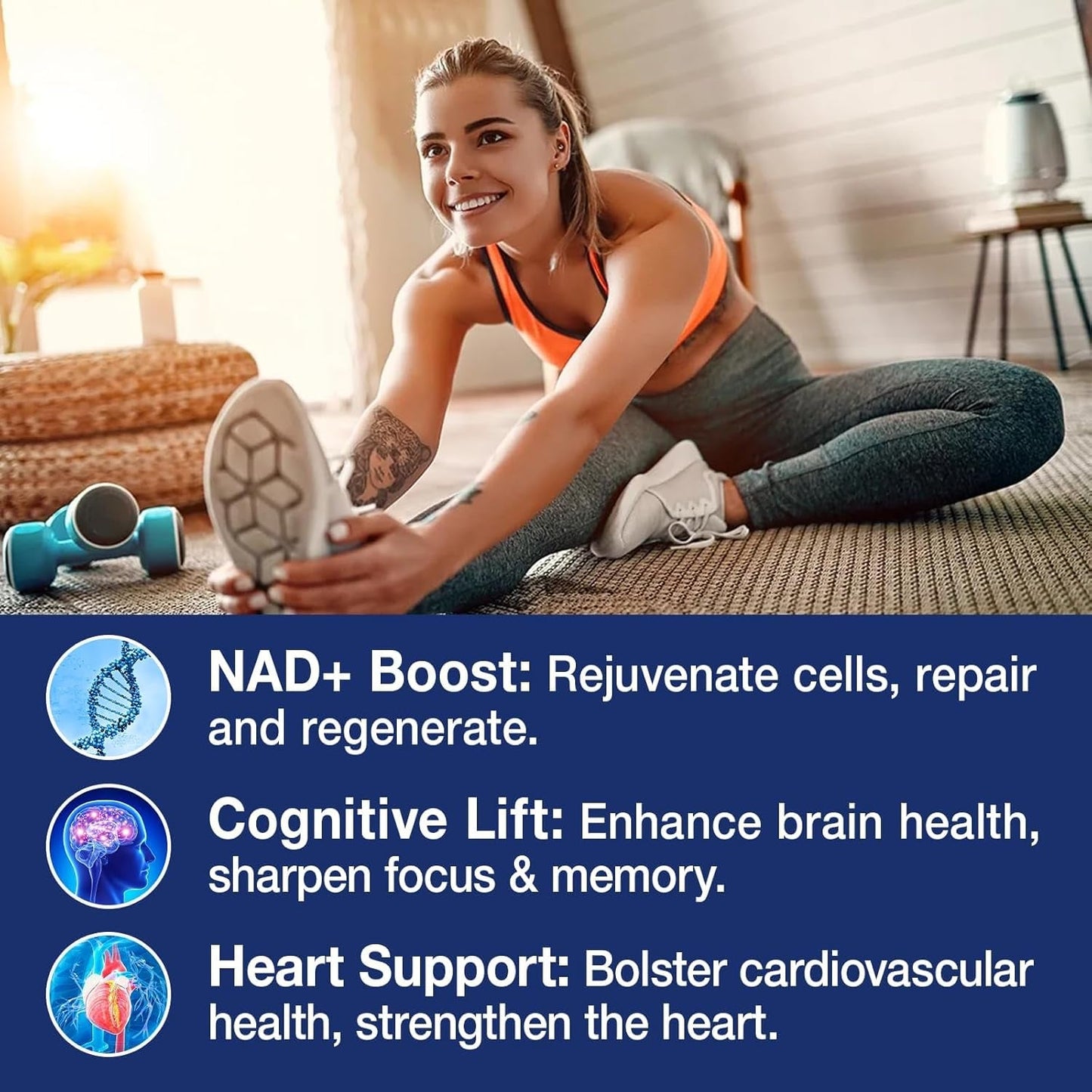 Premium Anti Aging NAD+ Supplement Capsules