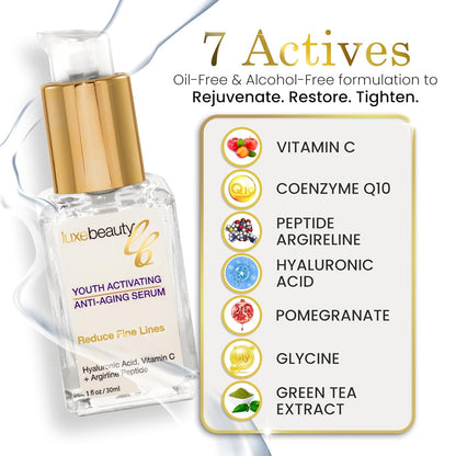 Premium Anti Aging Face Serum 30ml - Moisturizes & Plumps Skin