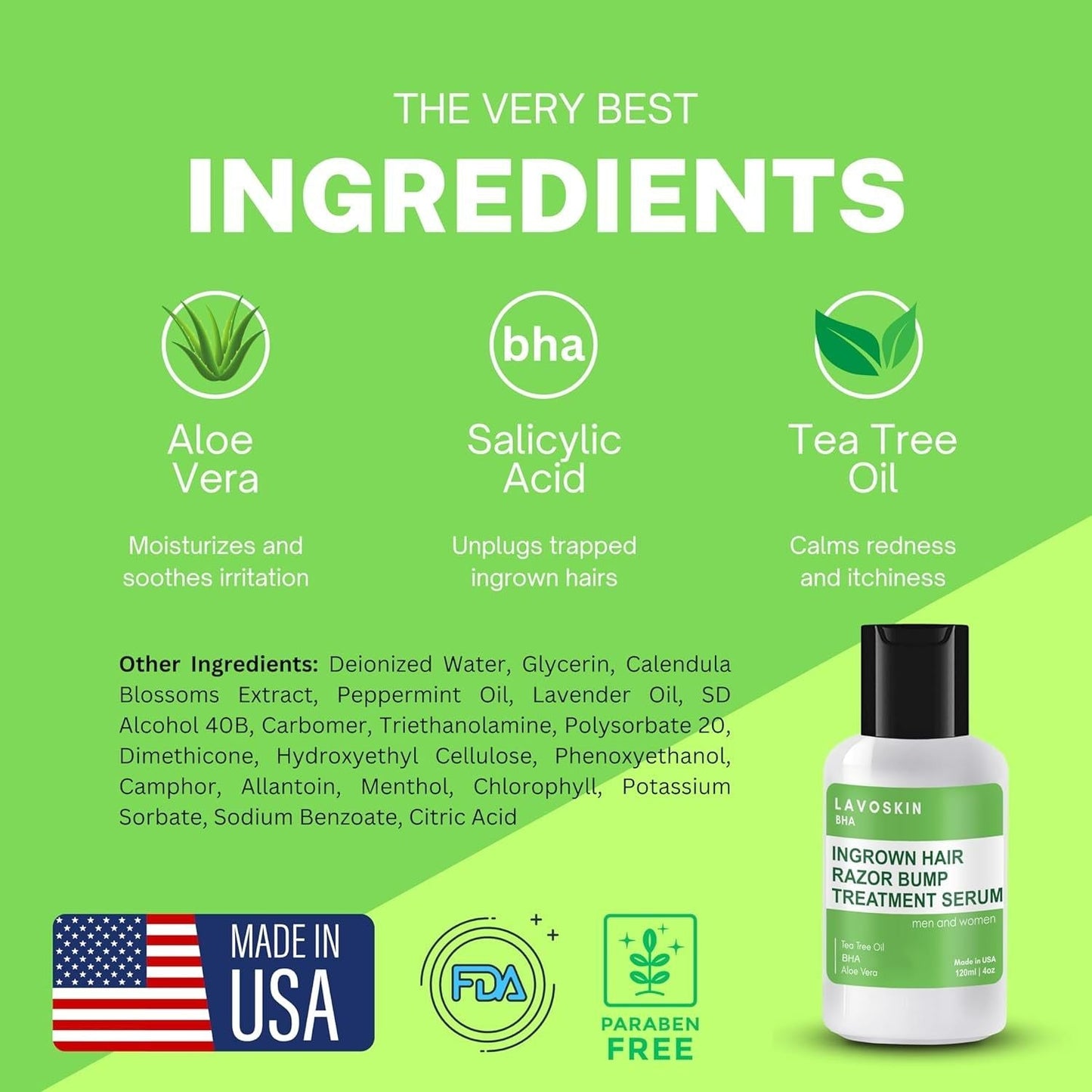 Gentle Tea Tree Ingrown Hair Serum 120ml