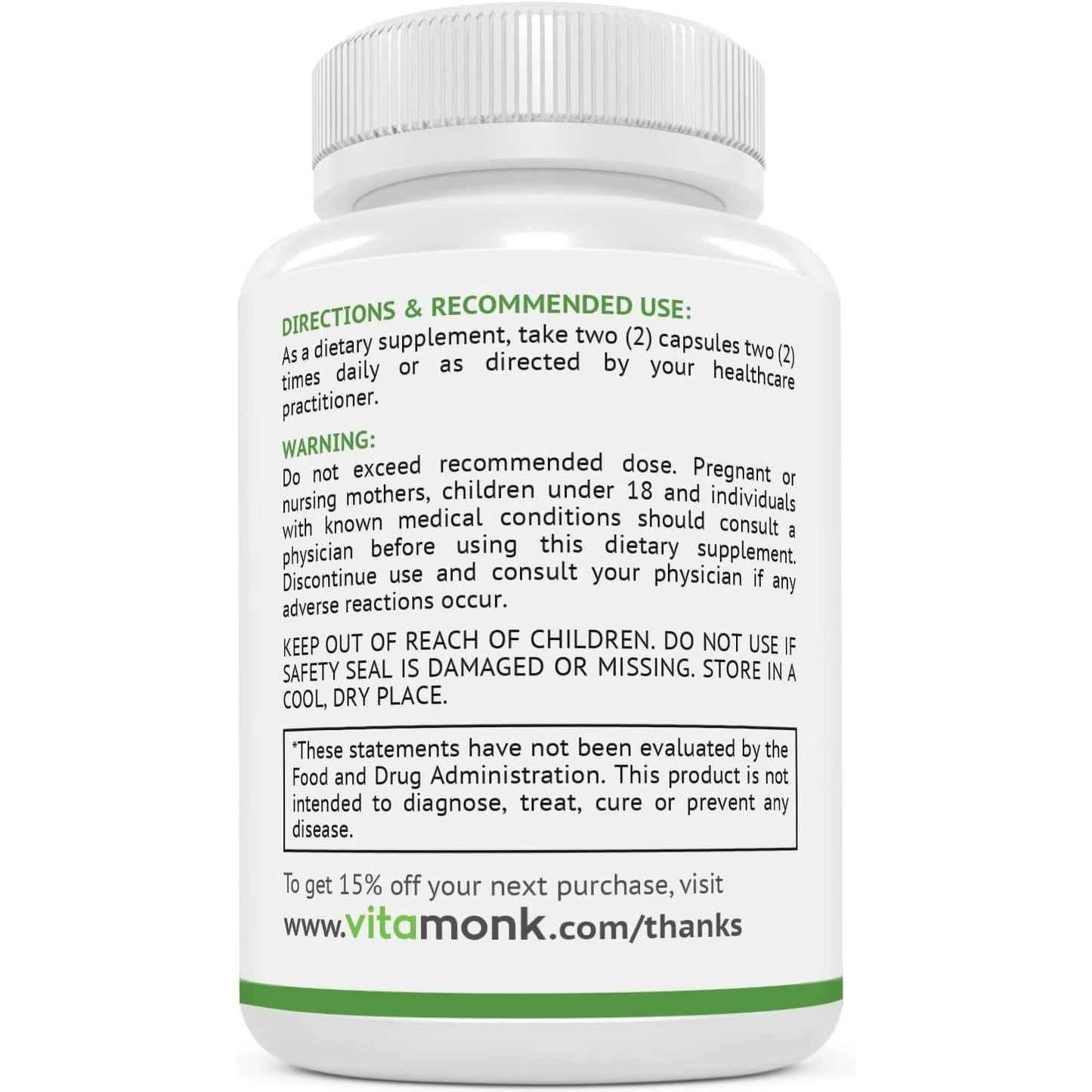Green Tea Matcha Supplement Capsules - Boost Energy Focus