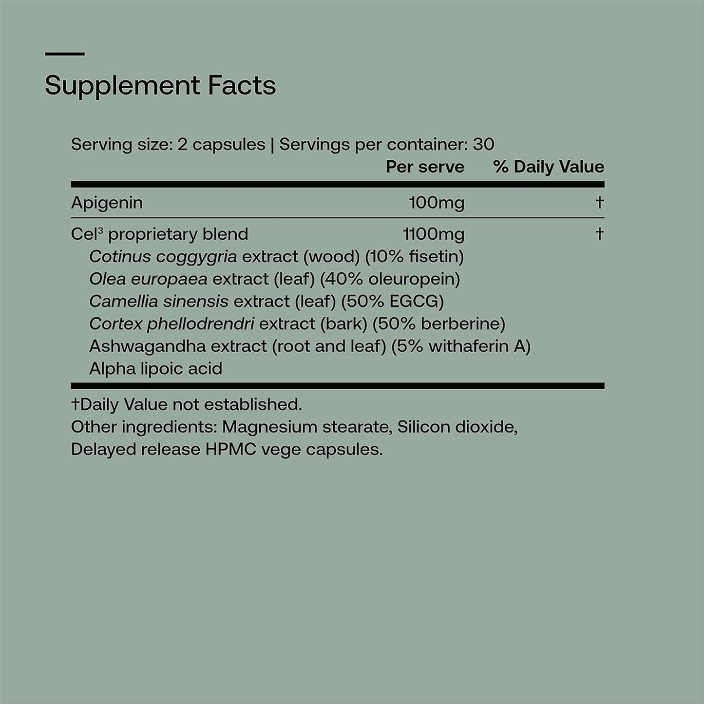 Cellular Renewal Supplement - 60 Capsules Anti Aging Support