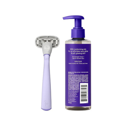 Pink Lady Shave Kit for Women - 5 Blade Razor Set