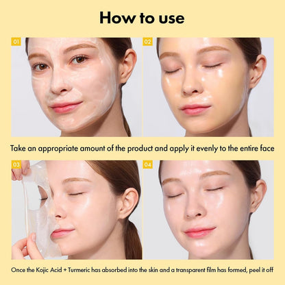 Natural Kojic Acid Brightening Face Mask 50ml