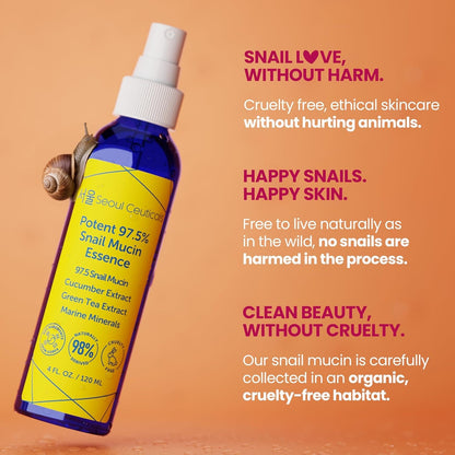 Natural 97.5% Snail Mucin Hydrating Face Serum