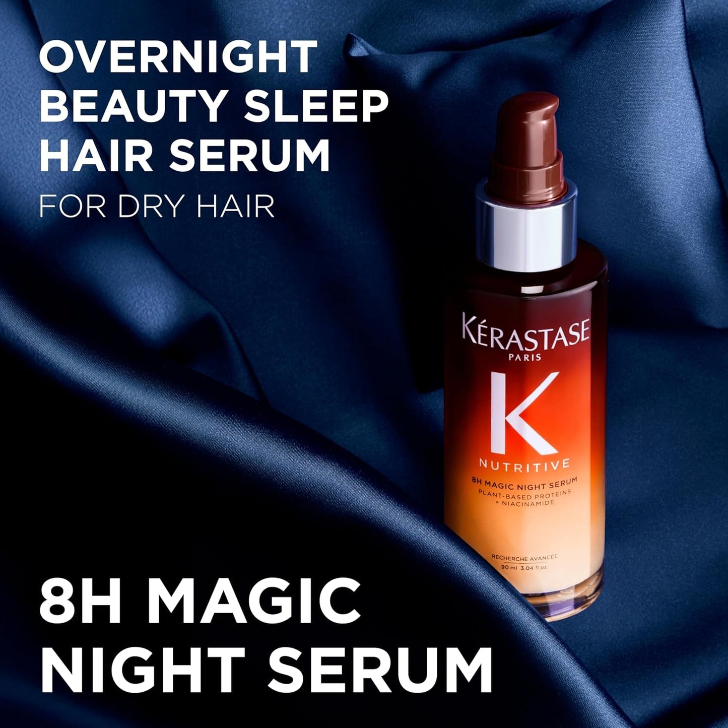 Hydrating Night Hair Serum for Softness and Glow