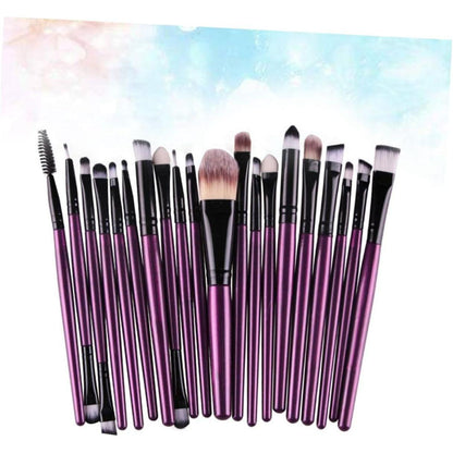 Premium 20 Piece Eye Makeup Brush Kit
