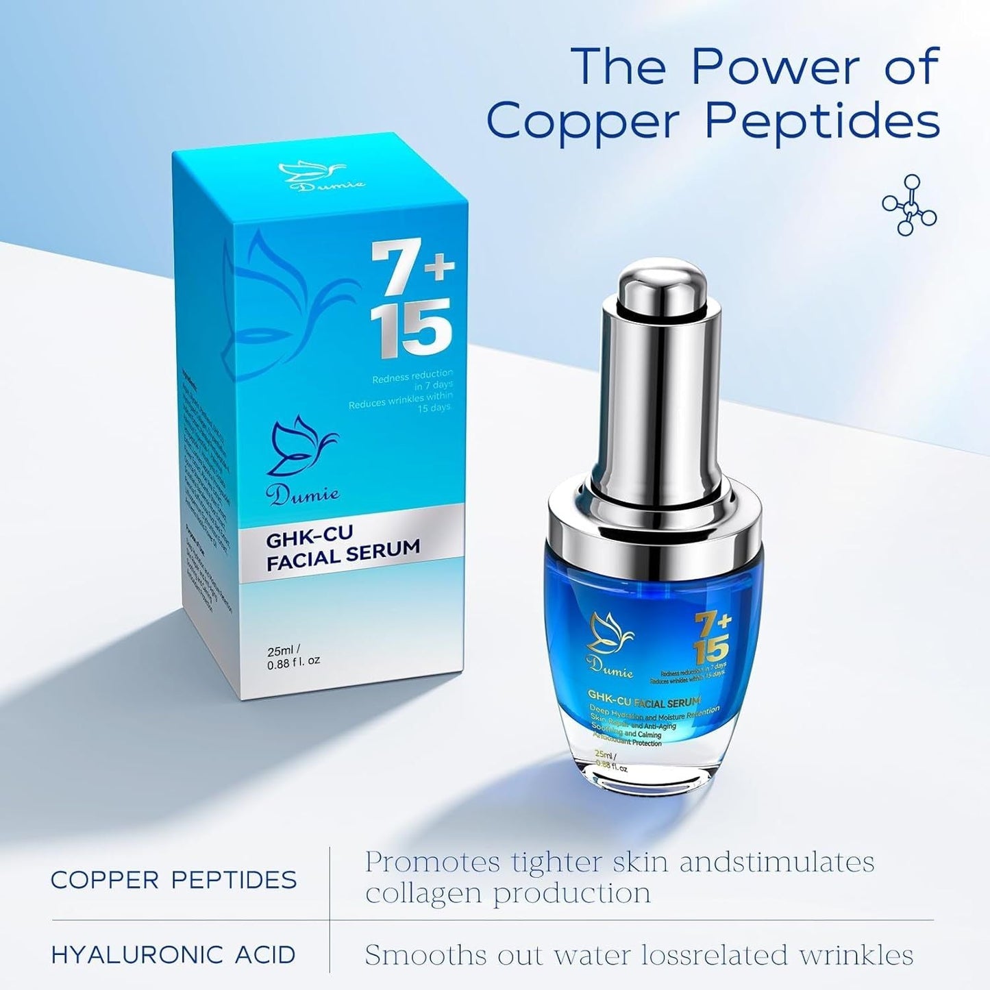 Natural Copper Anti Aging Face Serum 25ml
