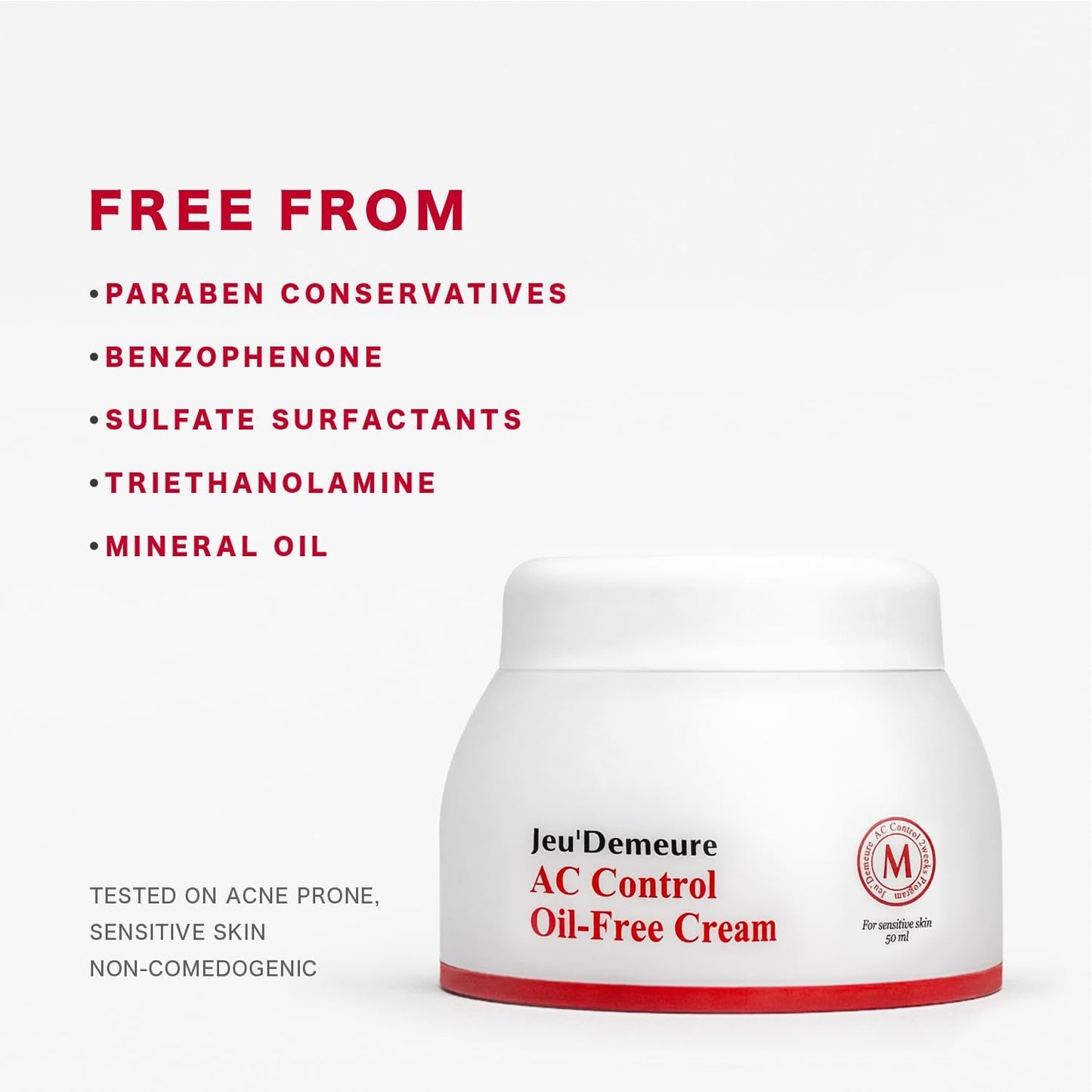 Clear Skin Acne Cream with Peptides - 50ml