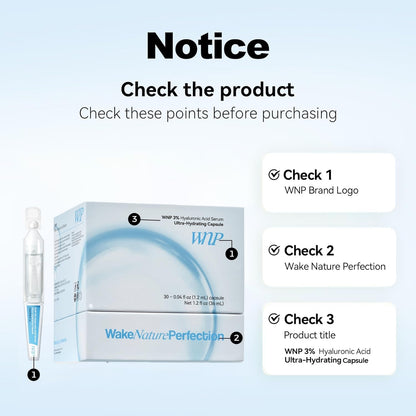 Intensive Hydrating Serum 30 x 1.2ml Hyaluronic Acid Moisturizer