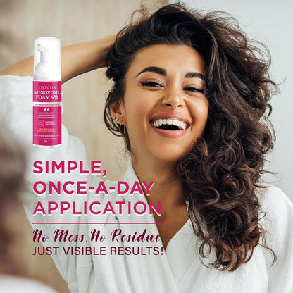 Strong Hair Growth Foam for Women - 2 x 60ml