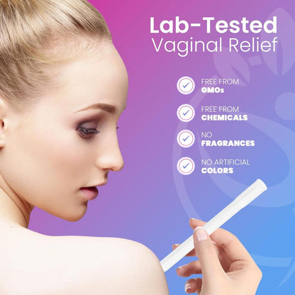 Natural Vaginal Health Suppository Kit with pH Test Strips