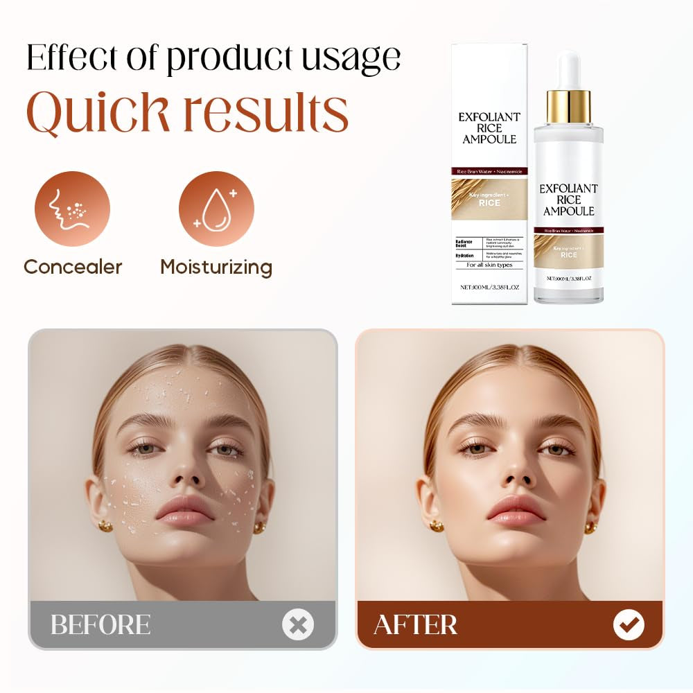 Natural Rice Exfoliating Serum Duo 2x100ml