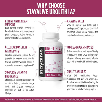 Powerful Pomegranate Extract Supplement 120 Capsules