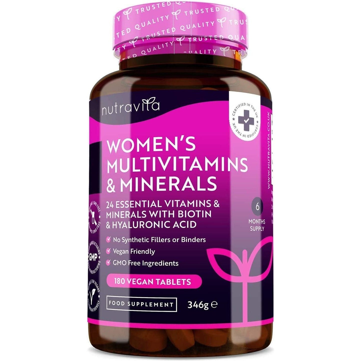 Essential Women's Daily Vitamins and Minerals Tablets - Mycosmeticslondon