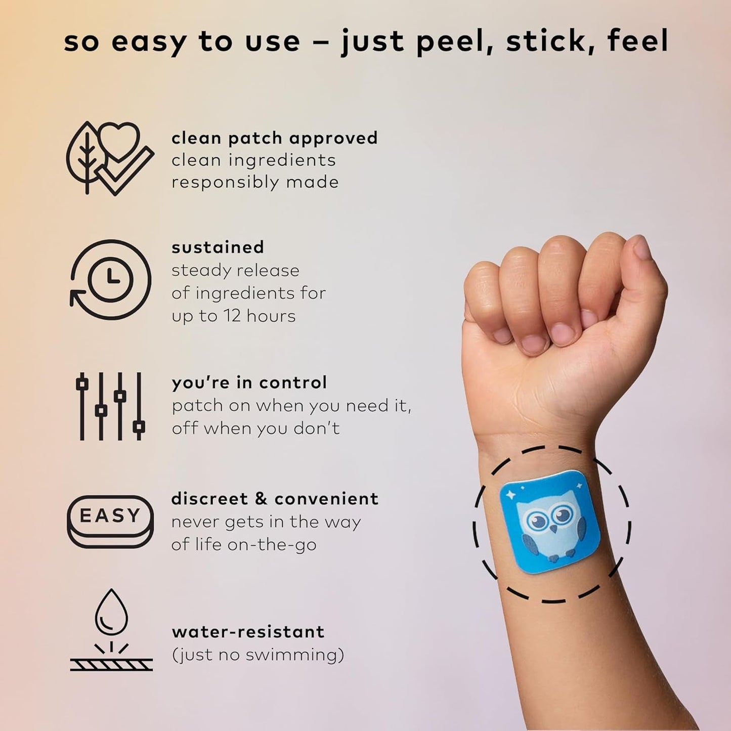 Natural Sleep Aid Patches for Kids with Calming Herbs