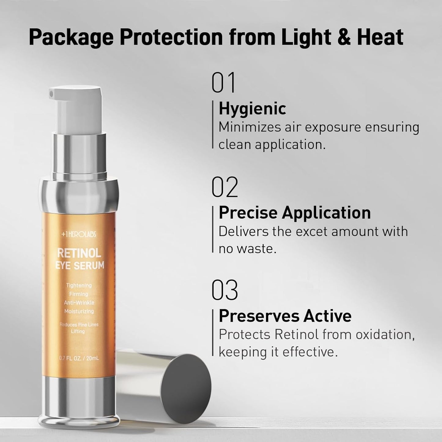 Anti Aging Eye Serum 20ml - Reduces Wrinkles & Dark Circles
