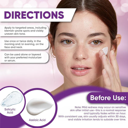 Natural Acne & Redness Relief Face Serum 30ml