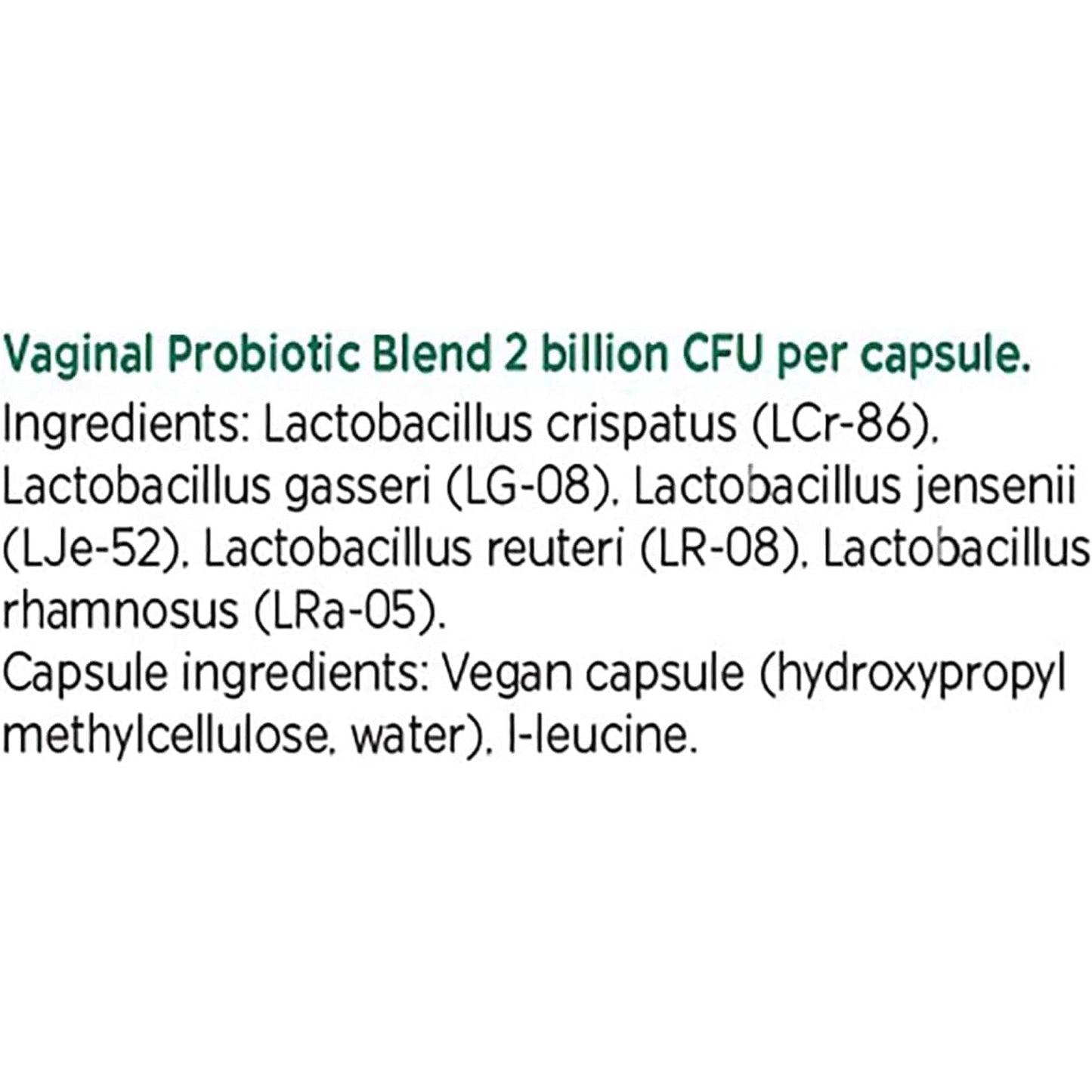 Natural Probiotics Vaginal Health Supplements for Women