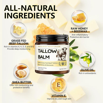 Natural Nourishing Face and Body Cream Balm