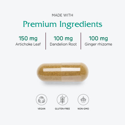 Natural Digestive Supplement with Enzymes Capsules