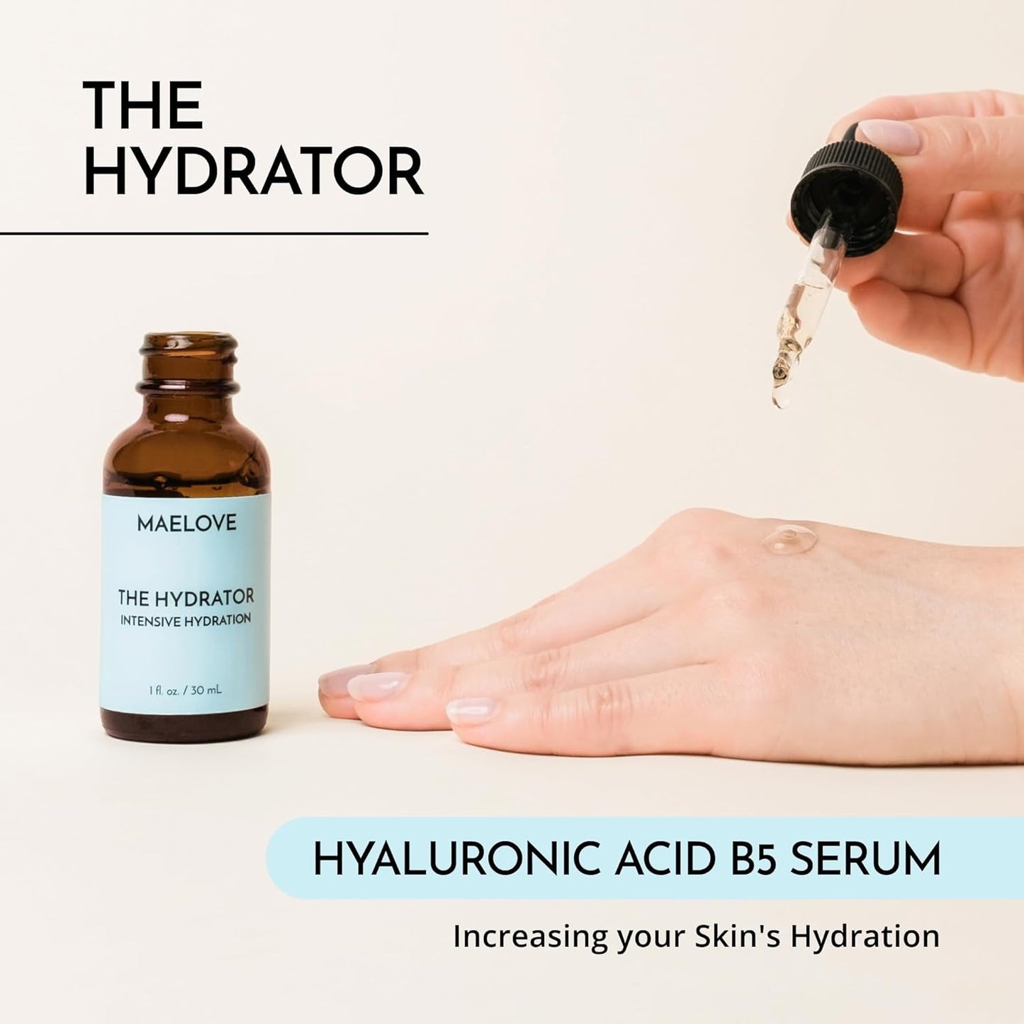 Nourishing Hyaluronic Face Serum for Glowing Skin