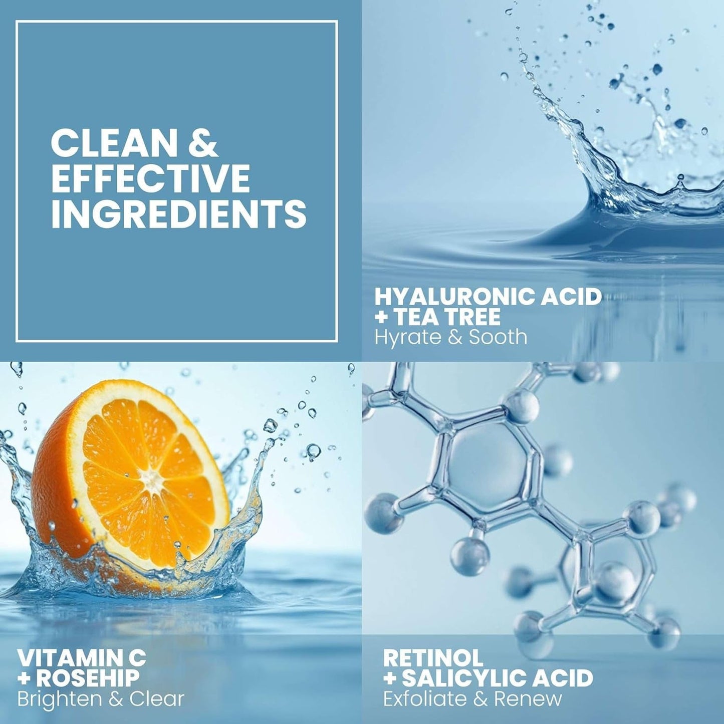 Natural Vitamin C Facial Serum - 30ml, Anti Aging Skin Care