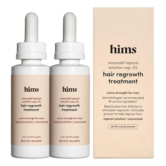 Men's Strong Hair Regrowth Serum 5% Minoxidil Treatment - Mycosmeticslondon