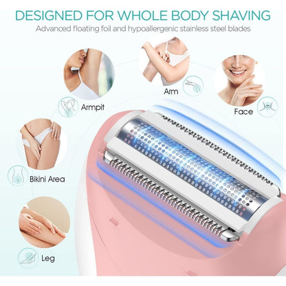 Portable 4-In-1 Hair Remover for Women