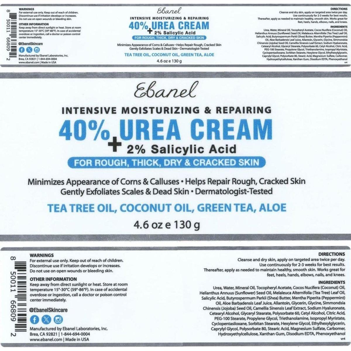 Intensive Foot Moisturizer Cream 40% Urea