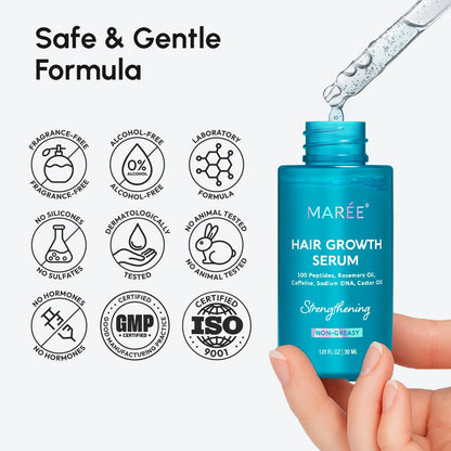 Nourishing Hair Growth Serum for Thicker Longer Hair