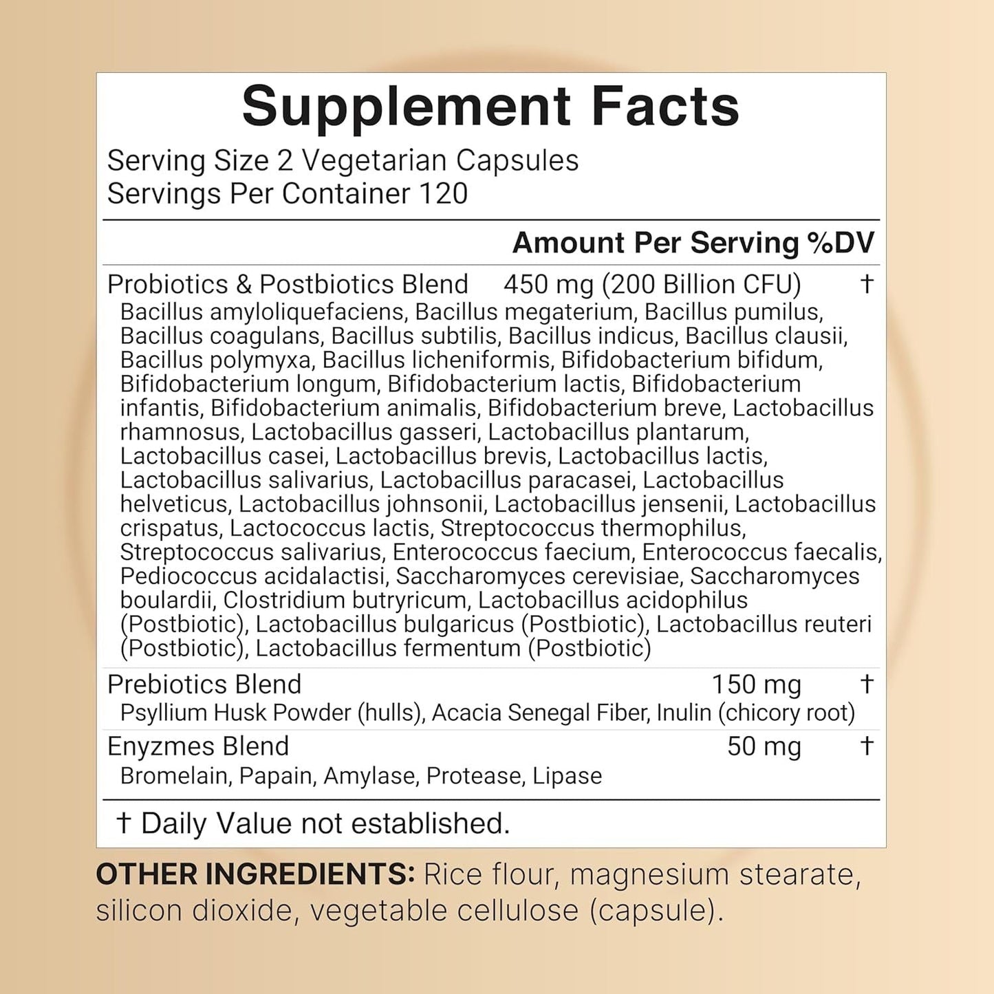 Complete Gut Health Supplement - 240 Veggie Caps