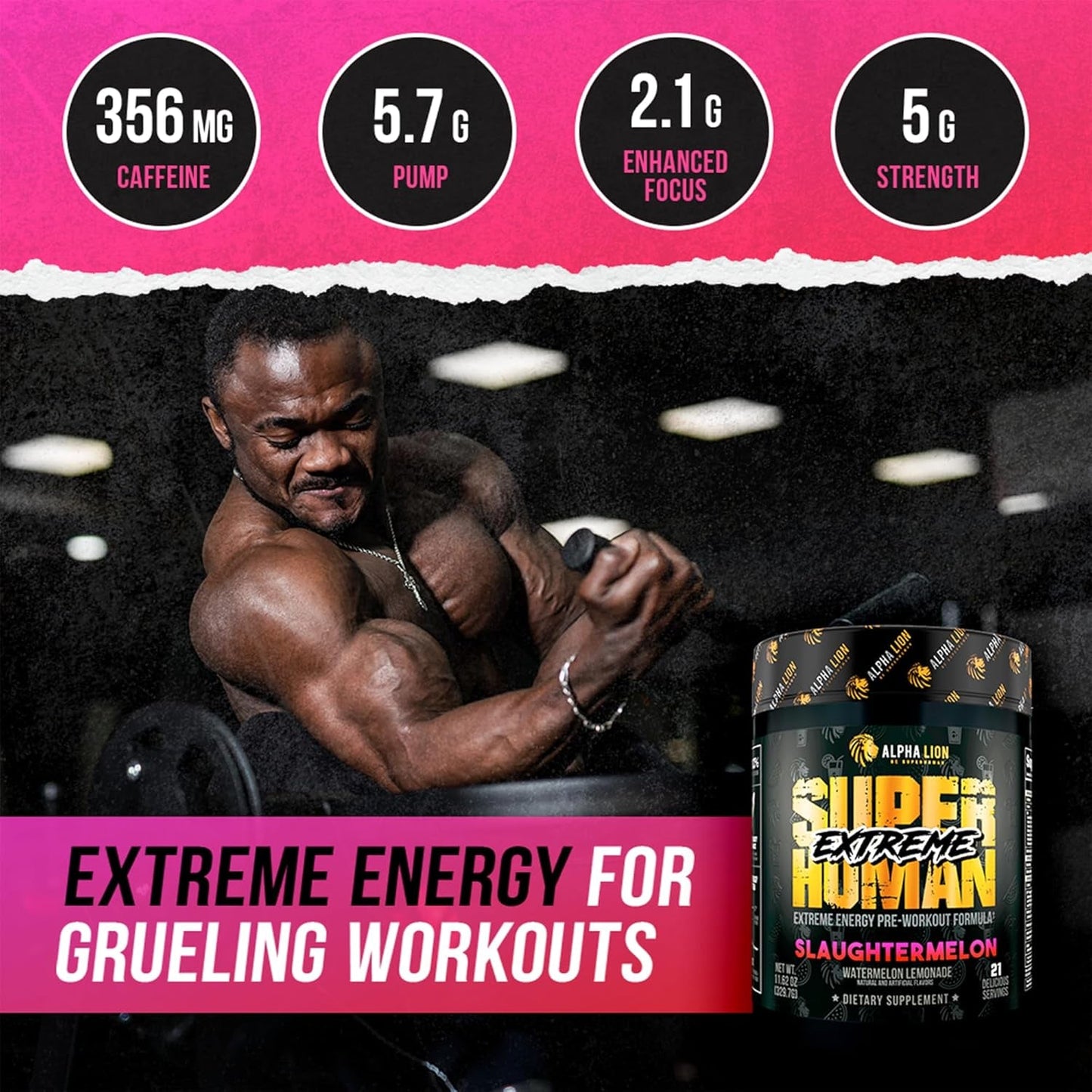 Ultimate Power Pre-Workout Booster with Energy & Pump