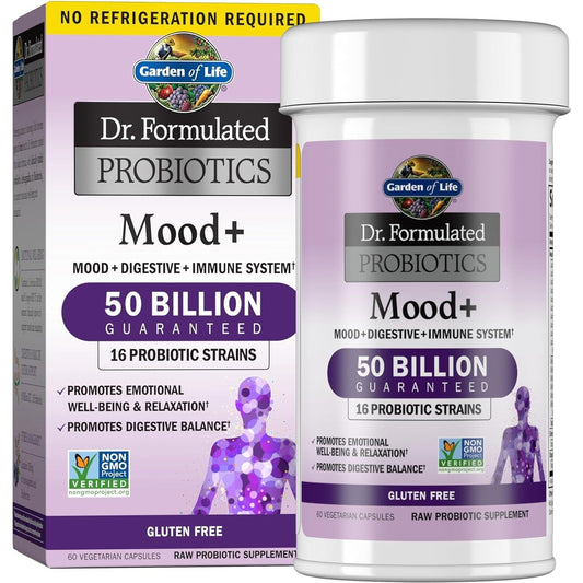 Natural Probiotic Capsules for Mood and Digestive Health - Mycosmeticslondon
