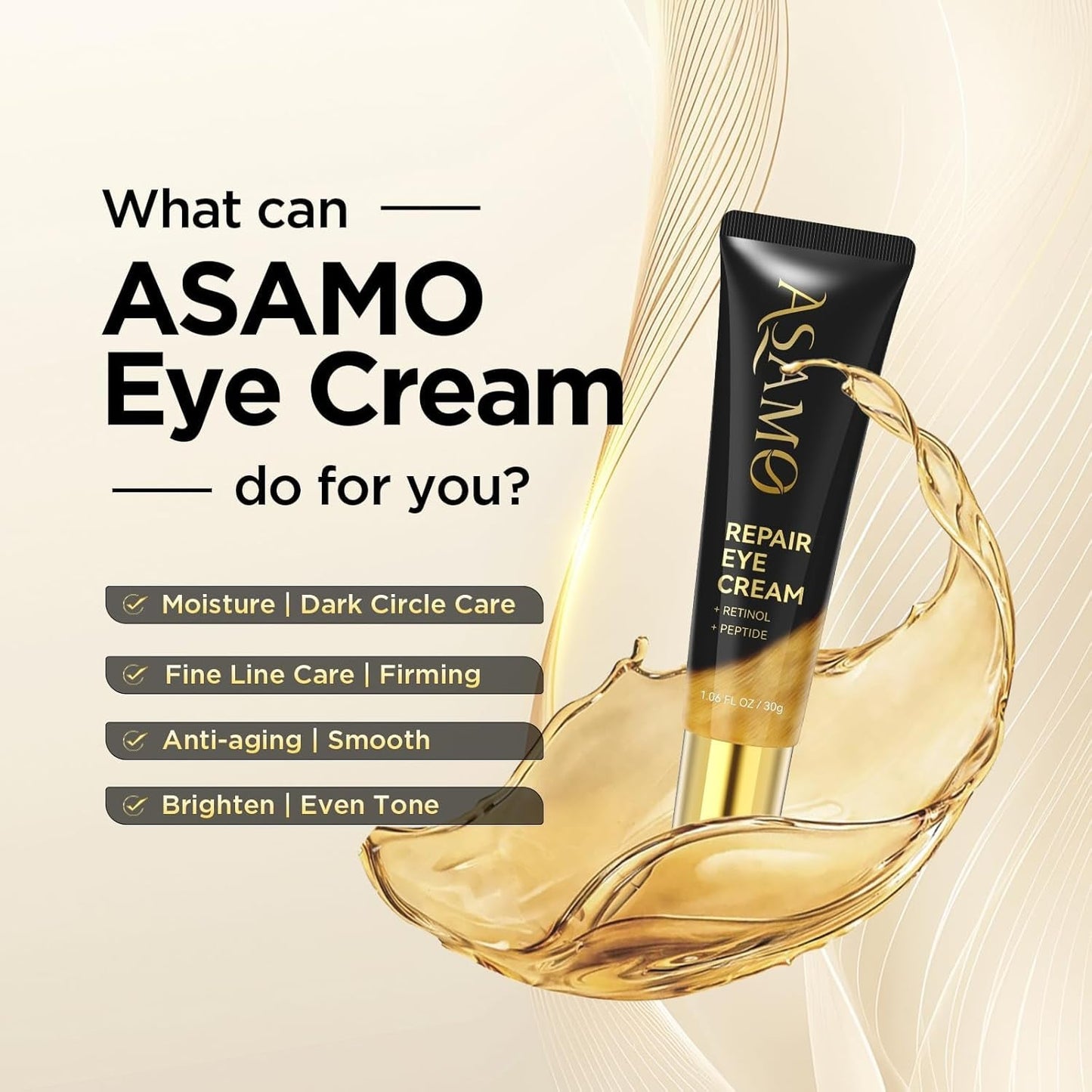 Anti Aging Eye Cream 30ml - Fades Dark Circles Wrinkles