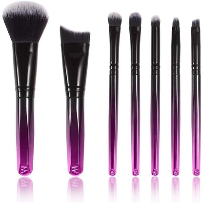 Premium 7 Piece Makeup Brush Kit - Lavender - Mycosmeticslondon