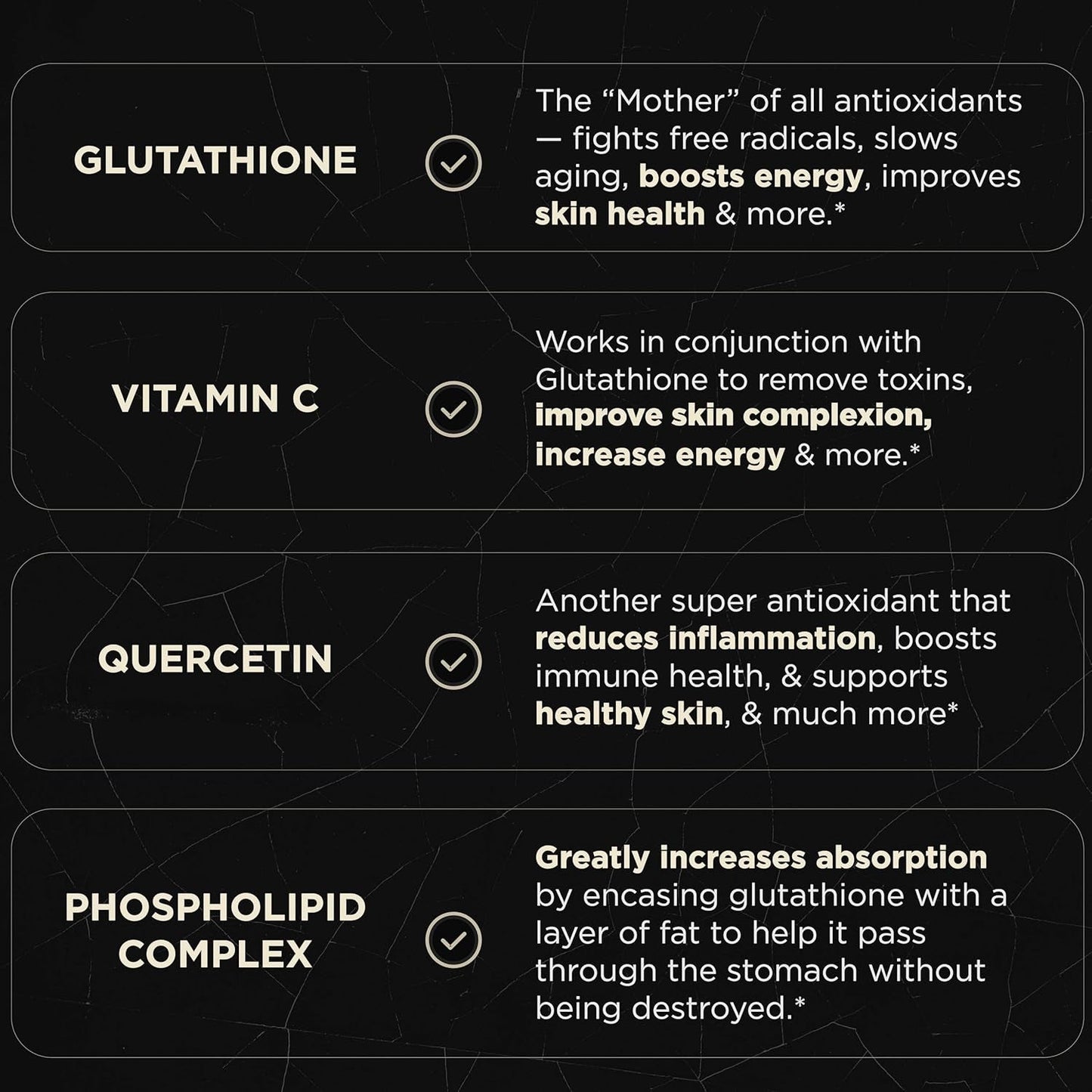 Powerful Liposomal Glutathione Supplement 90 Capsules