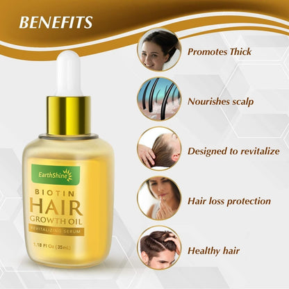 Nourishing Biotin Hair Growth Serum for Healthy Hair