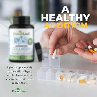 Premium Collagen Supplement - 120 Capsules with Vitamin C