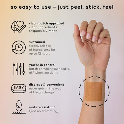 Natural Stress Relief Patches with Ashwagandha