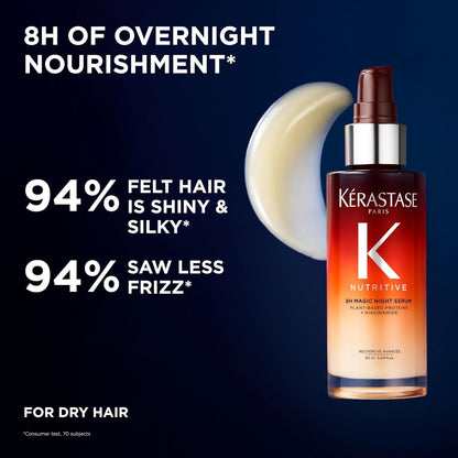 Hydrating Night Hair Serum for Softness and Glow