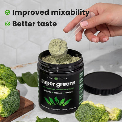 Green Food Supplement Powder - Natural Berry 30 Servings