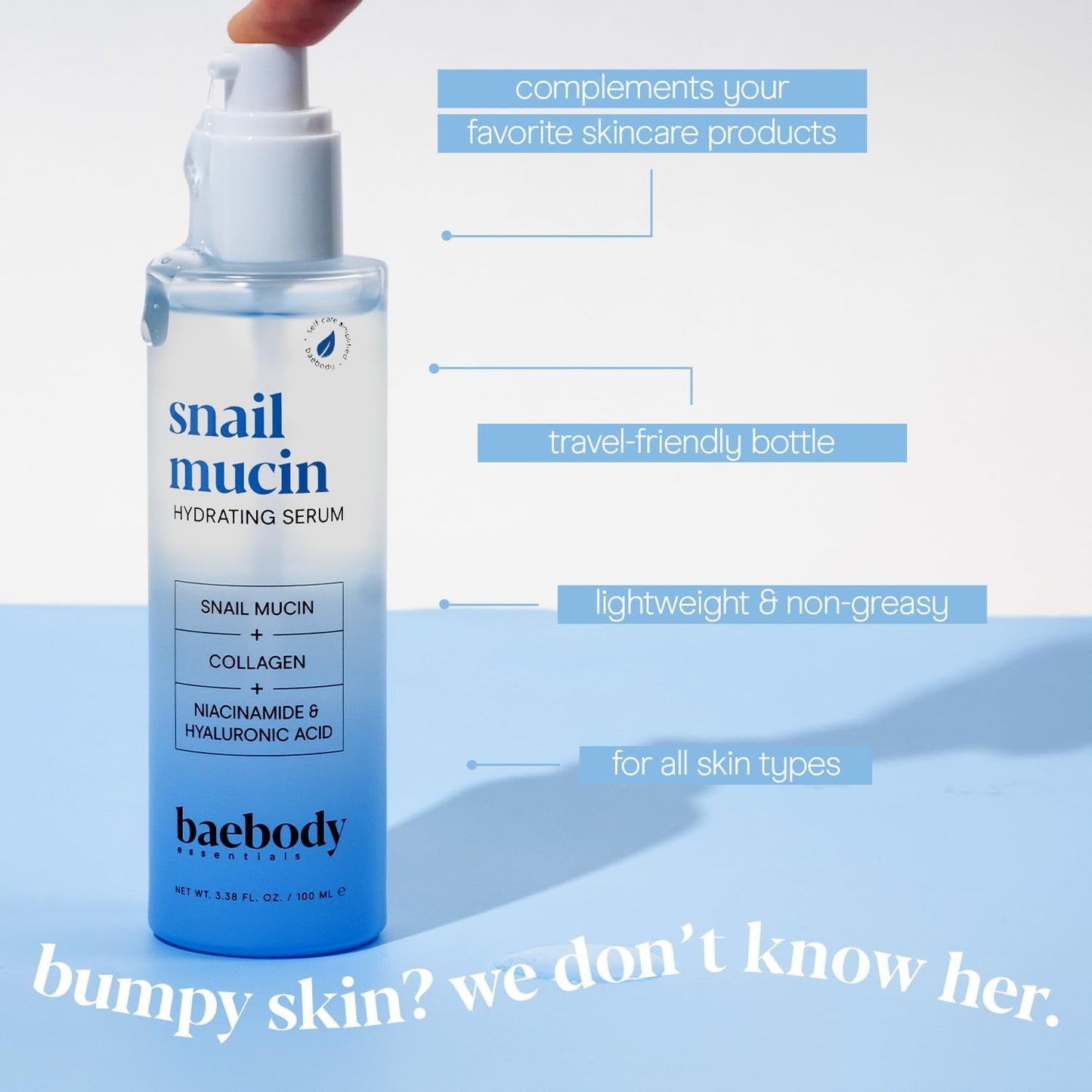 Natural Snail Serum for Glowing Skin - 100ml