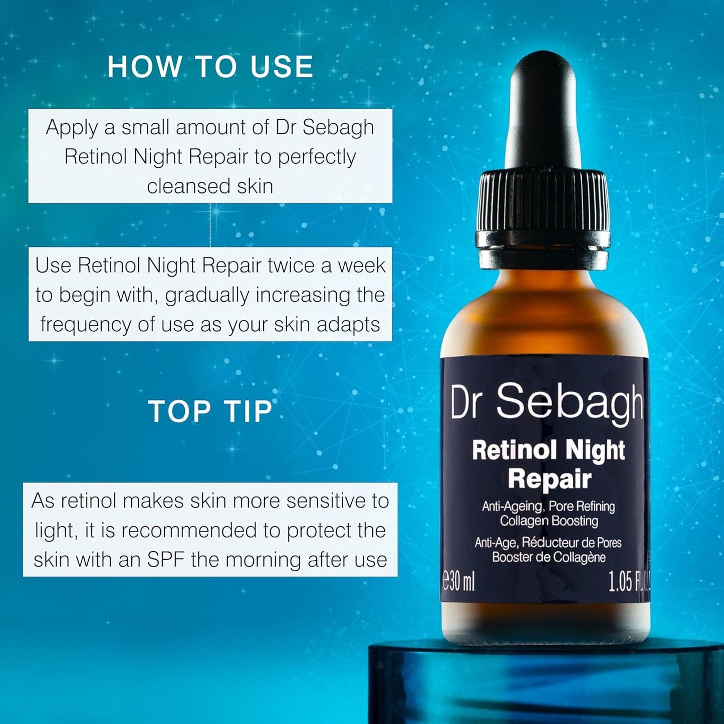 Intensive Night Serum for Glowing Skin & Anti Aging