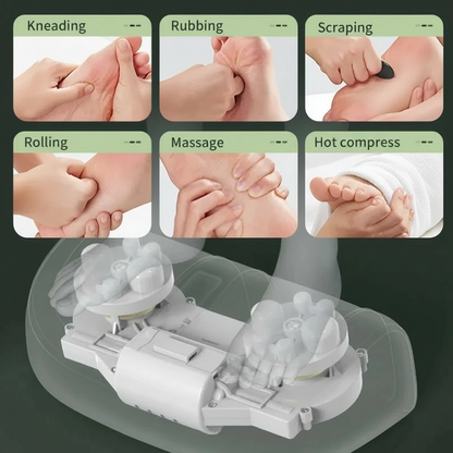 Heated Foot Massager with Vibrations for Lumbar Back Knee Pain